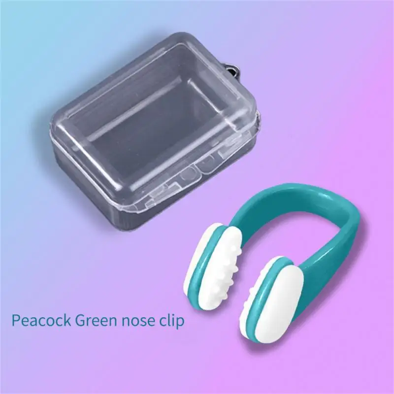 Solid Color Diving Nose Clip Soft And Fitting Swimming Accessories Silicone Invisible Nasal Congestion Showcasing Quality