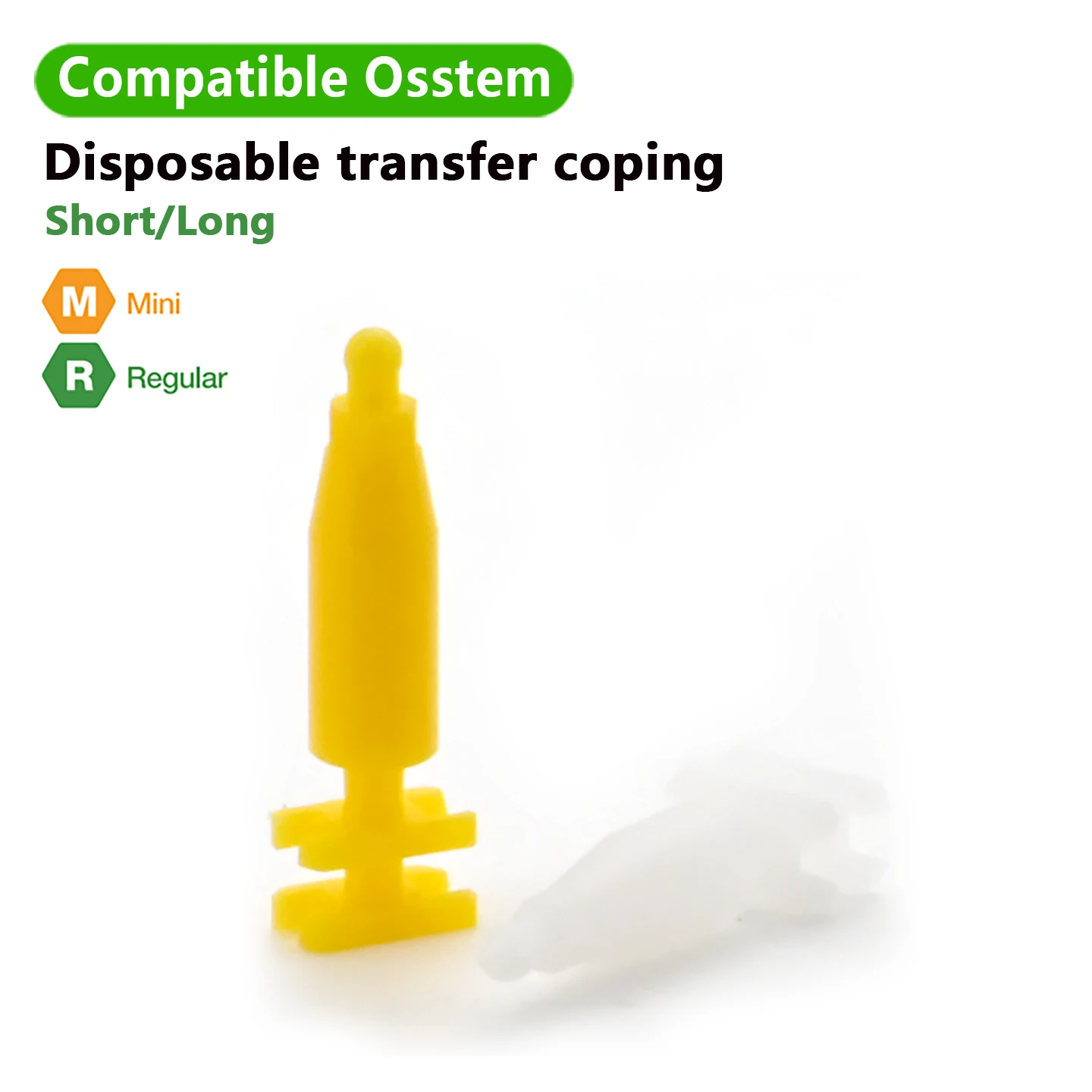 Dental Implant Transfer Coping Osstem Compatible Open Tray Disposable Plastic Impression Post OEM ODM Factory Stock 24H Shipping