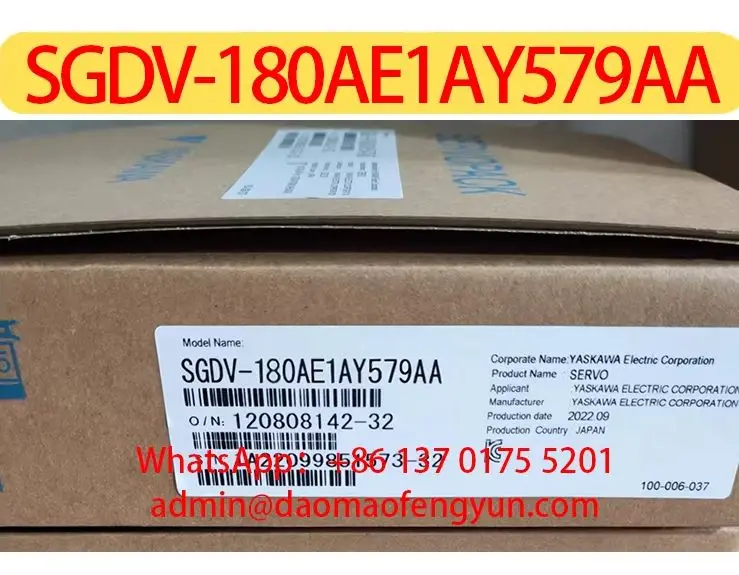 SGDV-180AE1AY579AA Brand New Servo Drive Original Genuine，Fast Shipping，SGDV 180AE1AY579AA