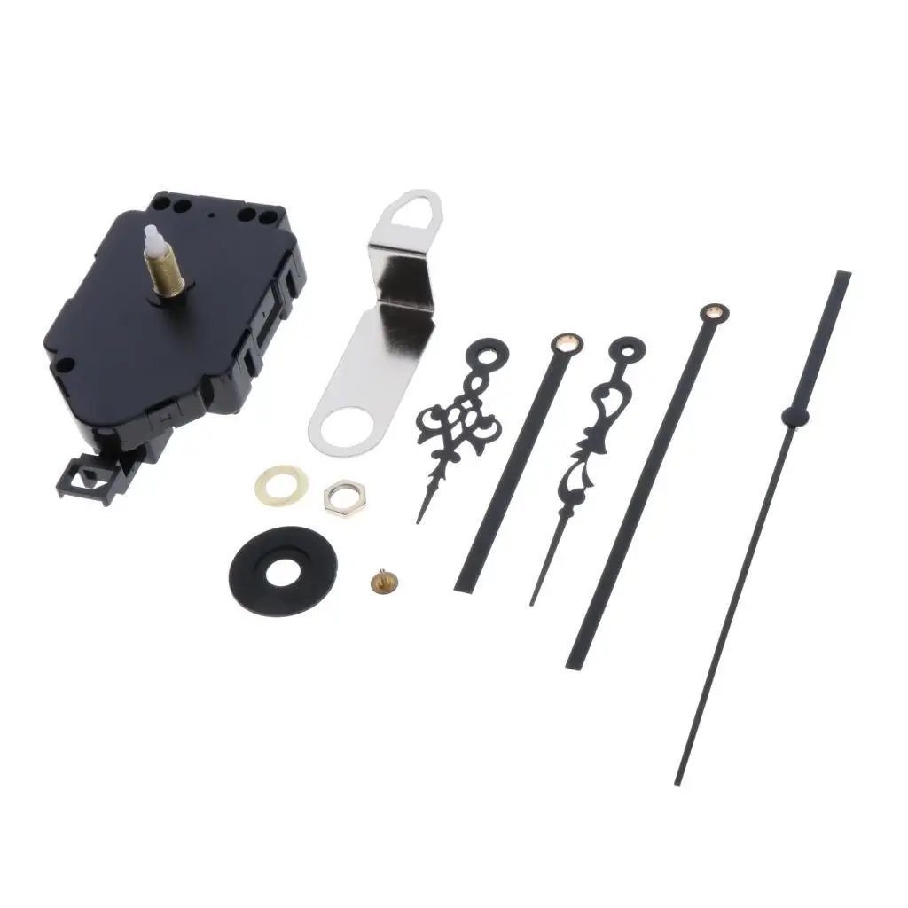 Wall Quart Pendulum Clock Movement Mechanism DIY Kit Replacement 2 Pairs of Hand