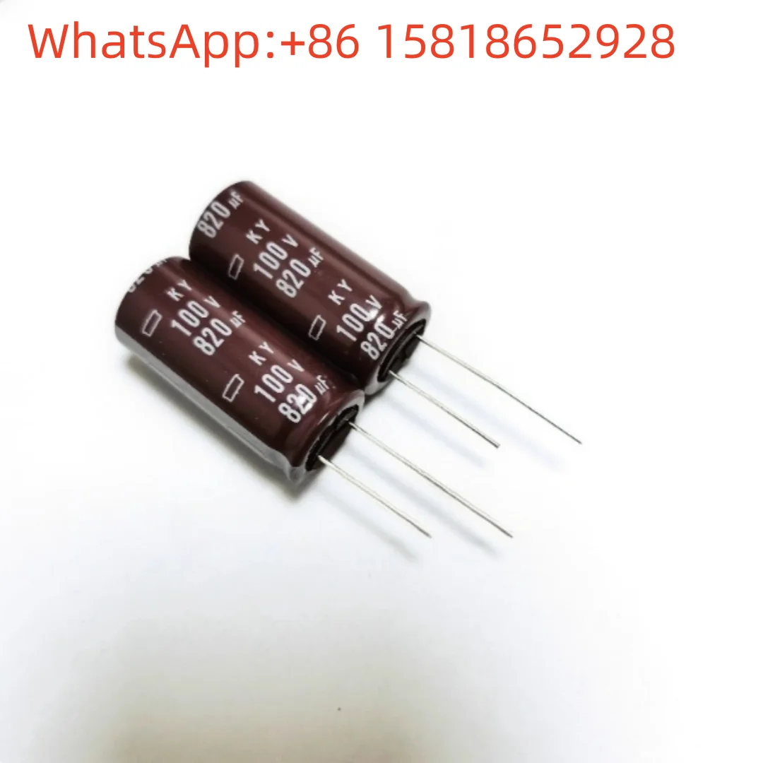 

10pcs 100V 820UF 18X40 Japan Black Diamond KY High Frequency Long Life Electrolytic Capacitor 820UF 100V