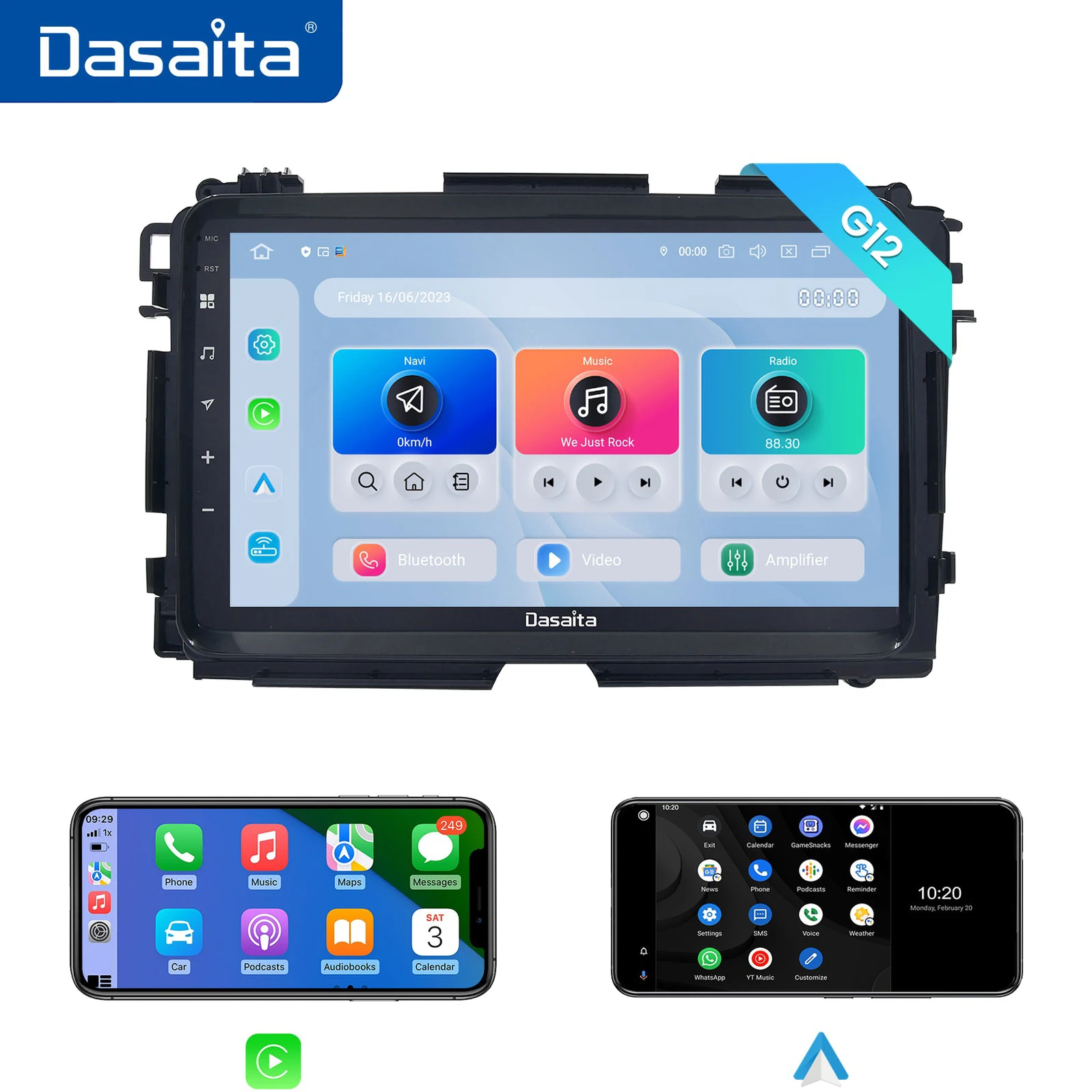 Dasaita for Honda Vezel HR-V HRV 2013 2014 2015 2016 2017 2018 2019 2020 2021 2022 Qualcomm 665 9