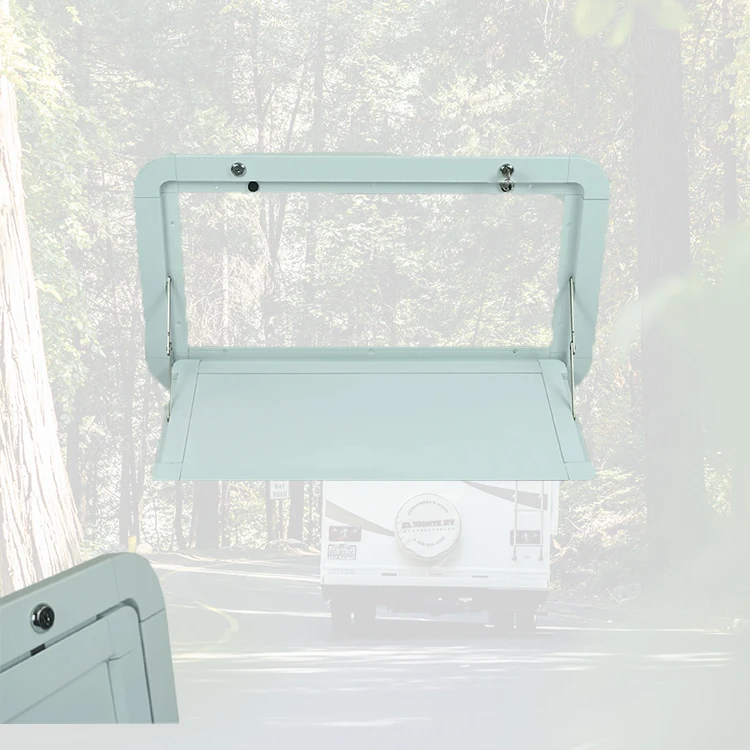 

Camping Outdoor Caravan Aluminum Alloy Dining Table With Lock