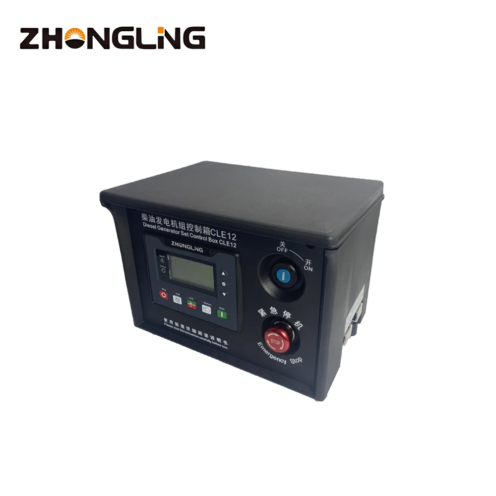 Brand New type of control panel with connect wires Zhongling electric control box CLE4010J generator spare parts