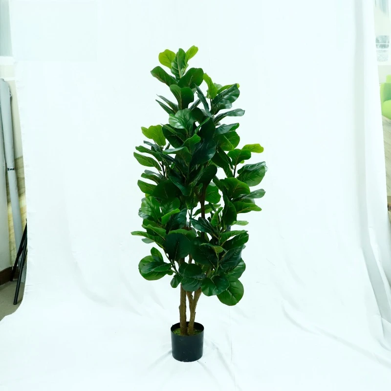 

Simulated fiddle-leaf fig is suitable for hotel shopping malls, soft furnishings, landscape decoration and artificial trees
