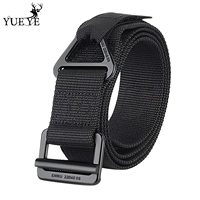 Men's tactical belt neutral function combat survival high-quality nylon sports belt outdoor camping riding 125cm belt