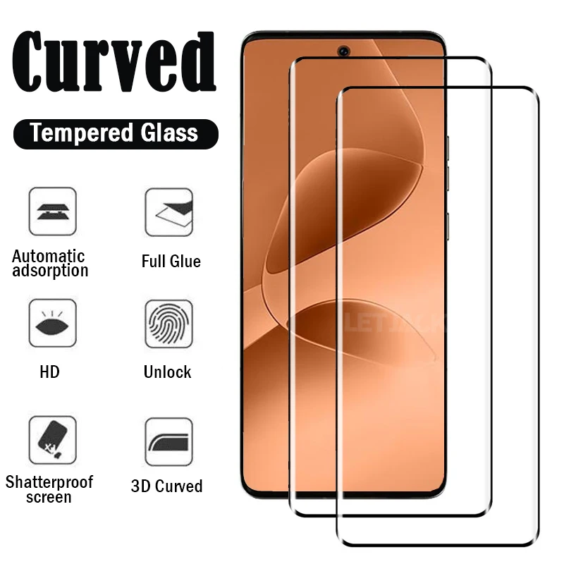 

3D Curved Premium Tempered Glass for Infinix Note Edge Zero 40 30 4G Screen Protector for Zero Ultra Full Glue Protective Film