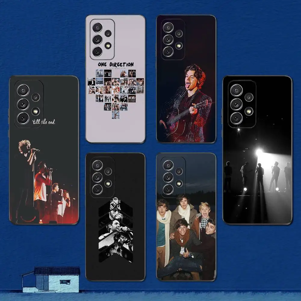 

Band O-One D-Directions Hot Phone Case For Samsung S22,S21,S20,S10,S9,S25,S24,S23,Ultra,FE,Plus,Lite,Soft Silicone Black Cover