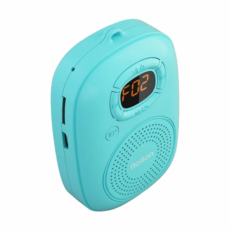 Rolton-minialtavoz Bluetooth 4,2, reproductor de música inalámbrico con Subwoofer portátil, pantalla LED, Radio, TF, pequeño
