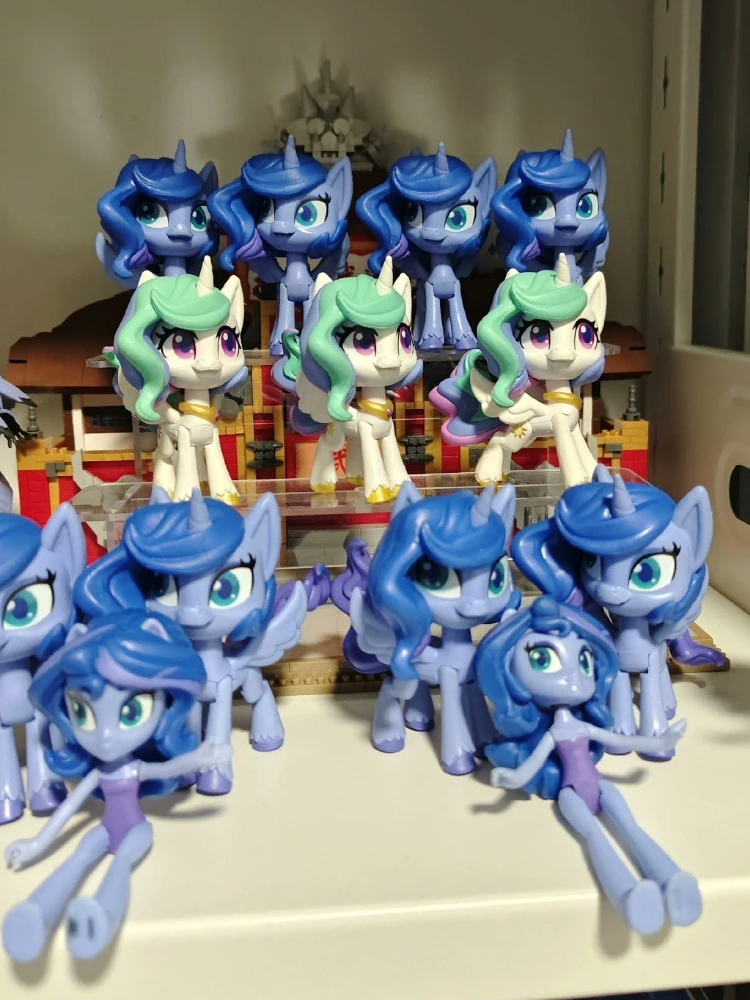 Véritable Hasbro mon petit poney princesse Celestia princesse Luna Starlight Glimmer Trixie Lulamoon crépuscule édition rare vieux jouets