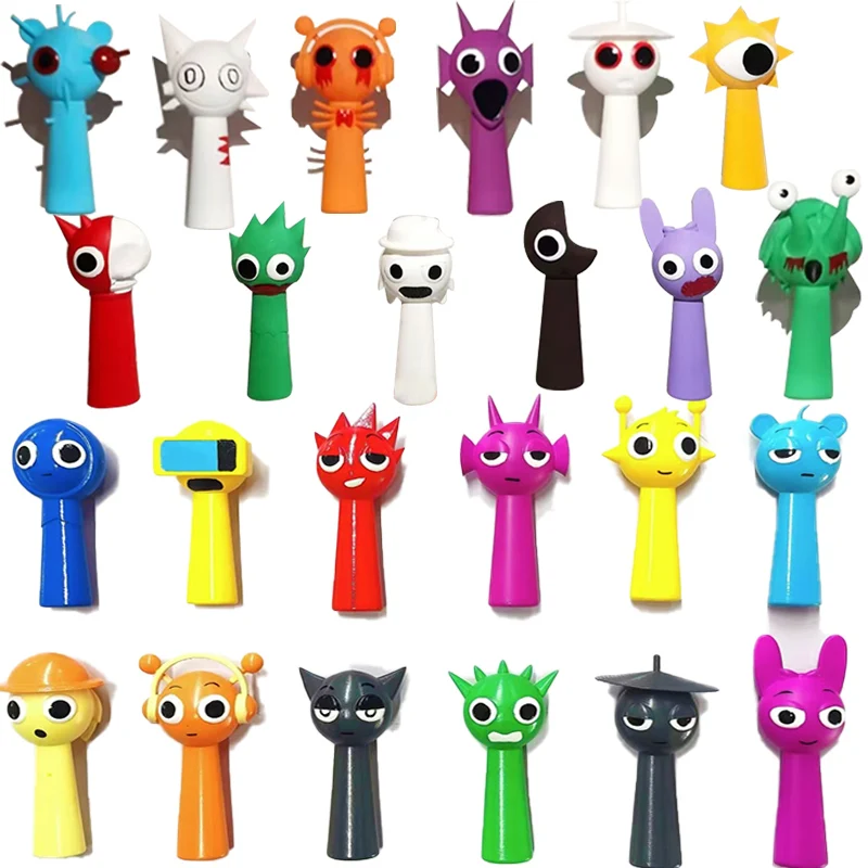 Hot Incredibox Sprunki Figures 12pcs Action Figures Mode Toys Sprunki 4.0 Game Cartoon Birthday Gifts Christmas Gift