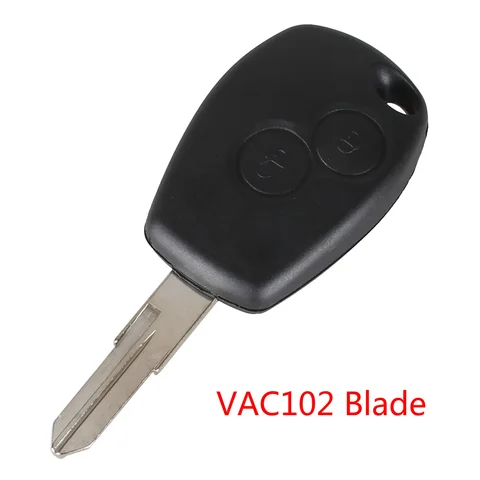 KEYYOU 10X для Renault Duster Megan Modus Clio Modus Kangoo Logan Sandero для Nissan Almera, 2 кнопки, ФОБ