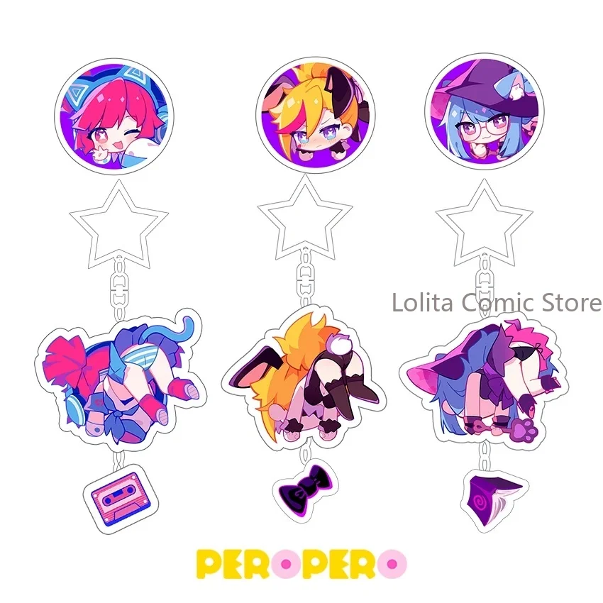 Muse Dash Buro Rin Marija - Llavero de acrílico oficial del juego, colgante para bolso, cadena, regalo original para fans de cosplay