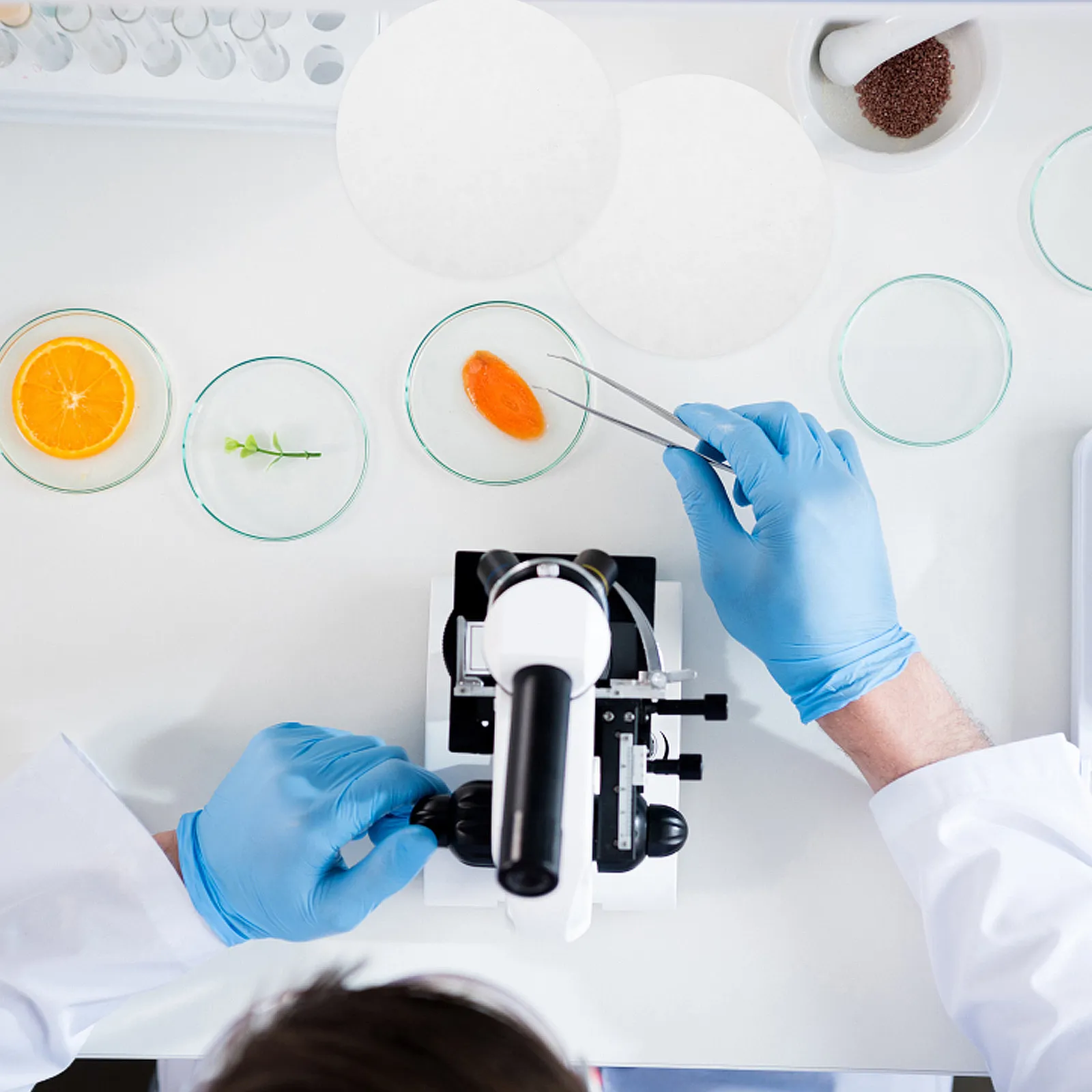 

100 pcs 18Cm Diameter Medium Flow Rate Qualitative Filter Paper For Chemistry Lab Use White Discs Filtration Supplies