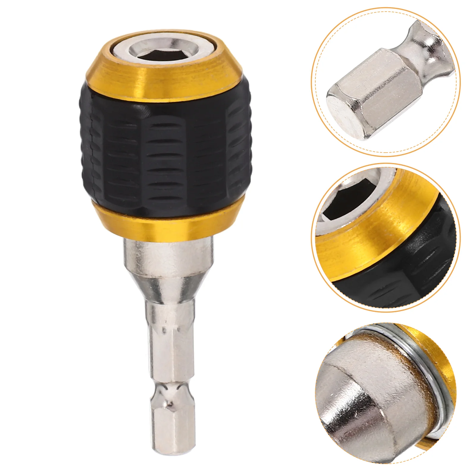 Hex Shank Extension Rod Screwdriver Bit Holder Chuck Adapter Connector Self Locking Drill Bit Holder For Power Drill Tool 60mm