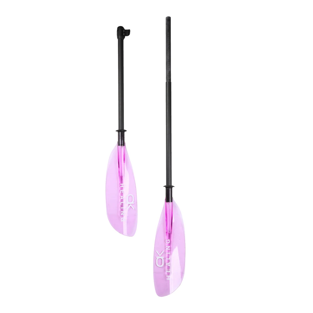 SUP Paddle-High-Performance Fiberglass Shaft PC Double Blade 2-Section Lightweight Stable Durable For