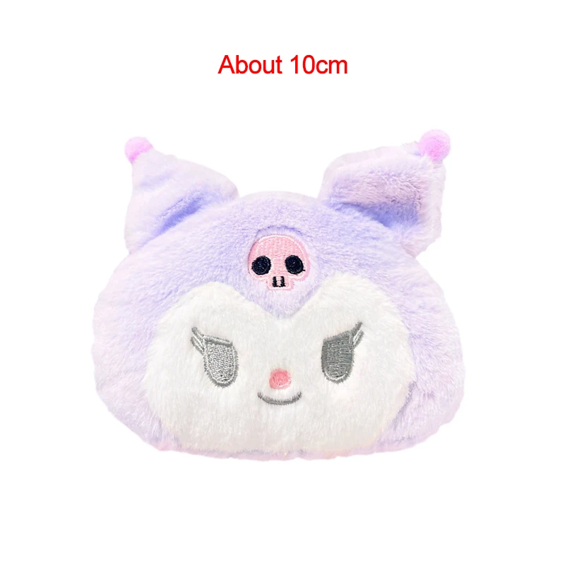 Sanrio Plush Toys Cinnamoroll Kuromi My Melody Anime Cute Plushie Keychain Pendant Cartoon Stuffed Coin Purse For Children Gift