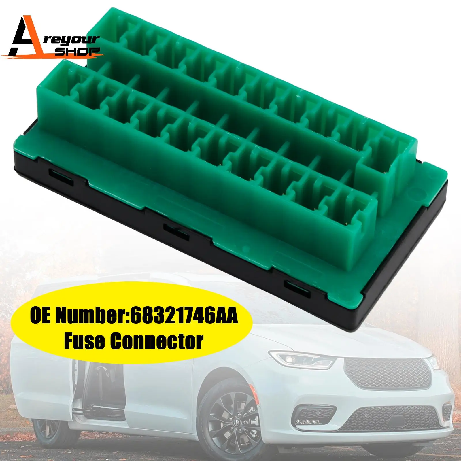 

68321746AA Fuse Connector for Jeep Wrangler Gladiator Ram 1500 2500 Chrysler