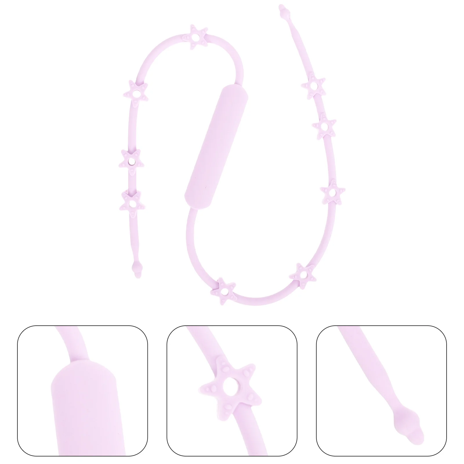 Chupeta de silicone corrente anti-perda para carrinhos de bebê ajustável reutilizável máquina de lavar louça segura fácil de usar correias de brinquedo