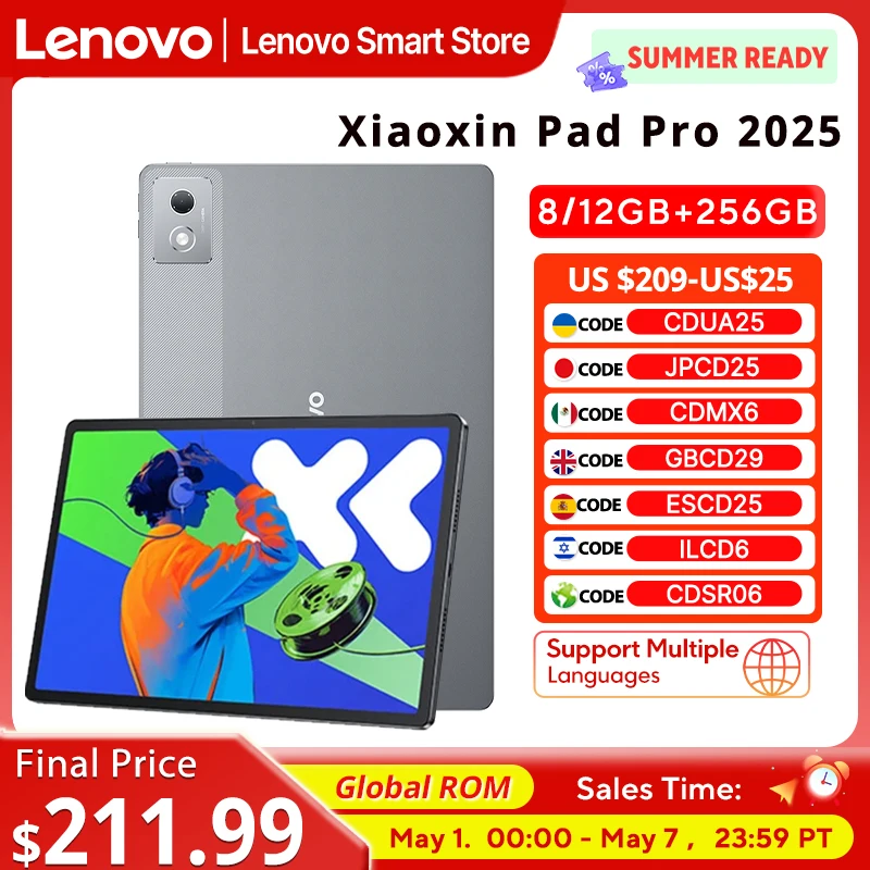 Lenovo Xiaoxin Pad Pro 2025 12.7インチタブレット オリジナル