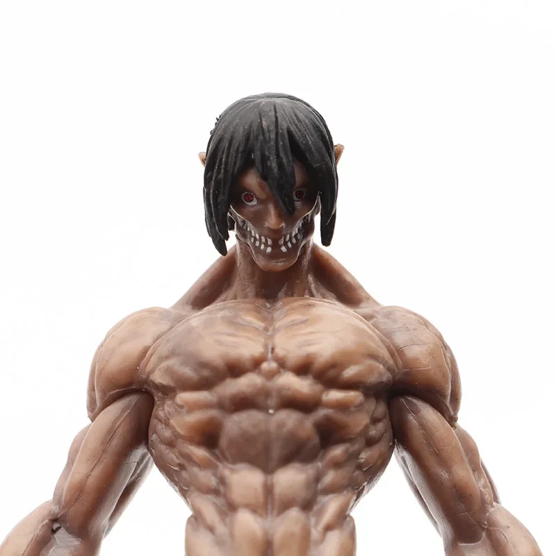 Anime Attack on Titan Final Season Figurine Eren Jaeger Giant Stance Anime Figure Collection Model Dolls Kids Toys 15cm