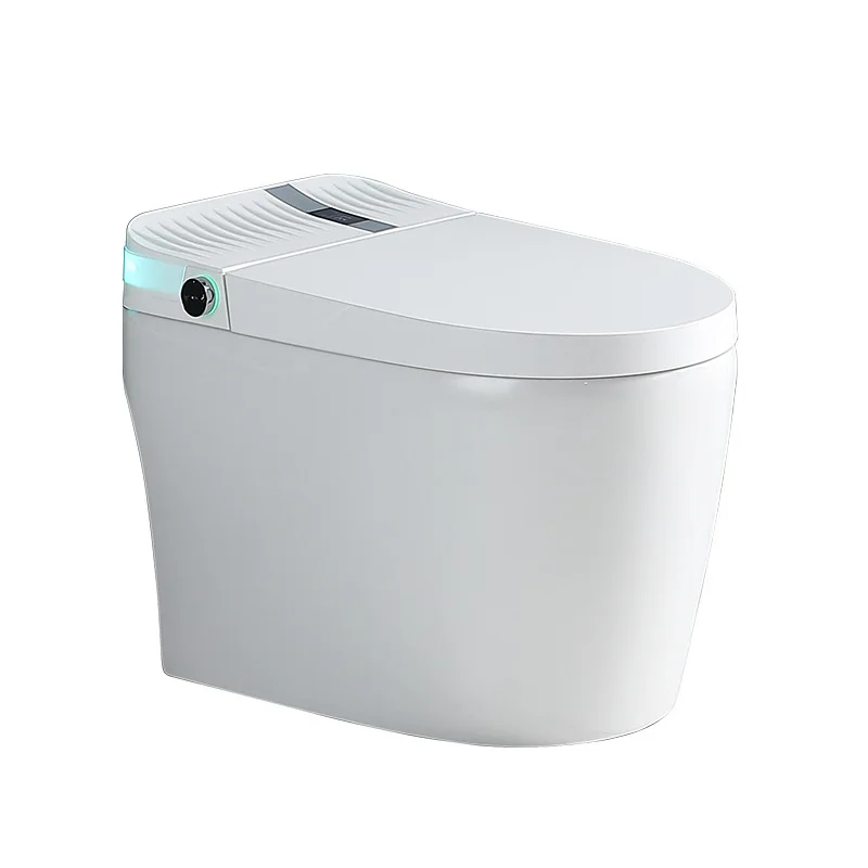 Light smart toilet integrated fully self-electric foam shield toilet instant electric