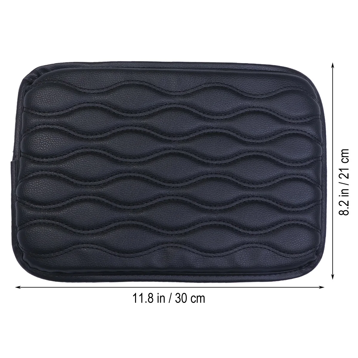 

Car Armrest Box Pad Protective Cushion Black Minimalist Central Mat Accessories Non Toxic Soft Material Durability Fashion