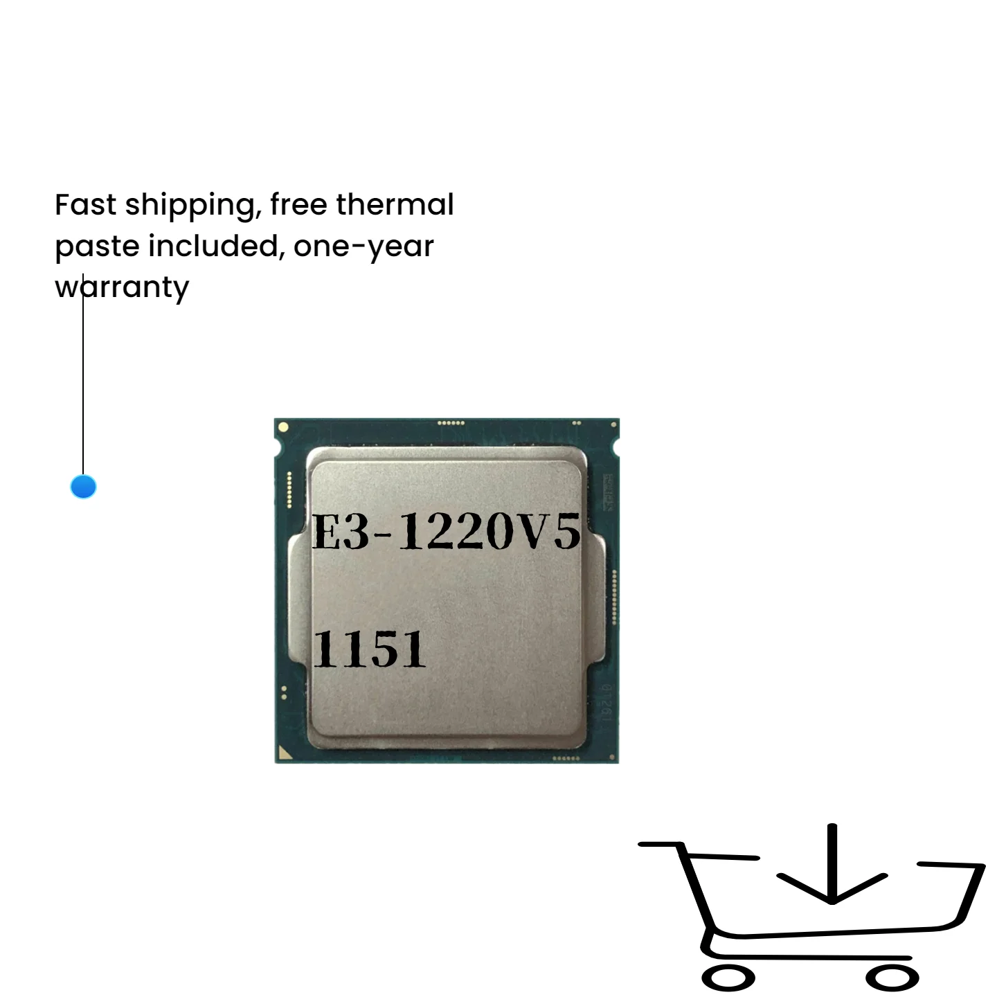 

Xeon E3-1220 v5 E3 1220v5 E3 1220 v5 3.0GHz Quad-Core Four-Thread CPU Processor 8M 80W LGA 1151