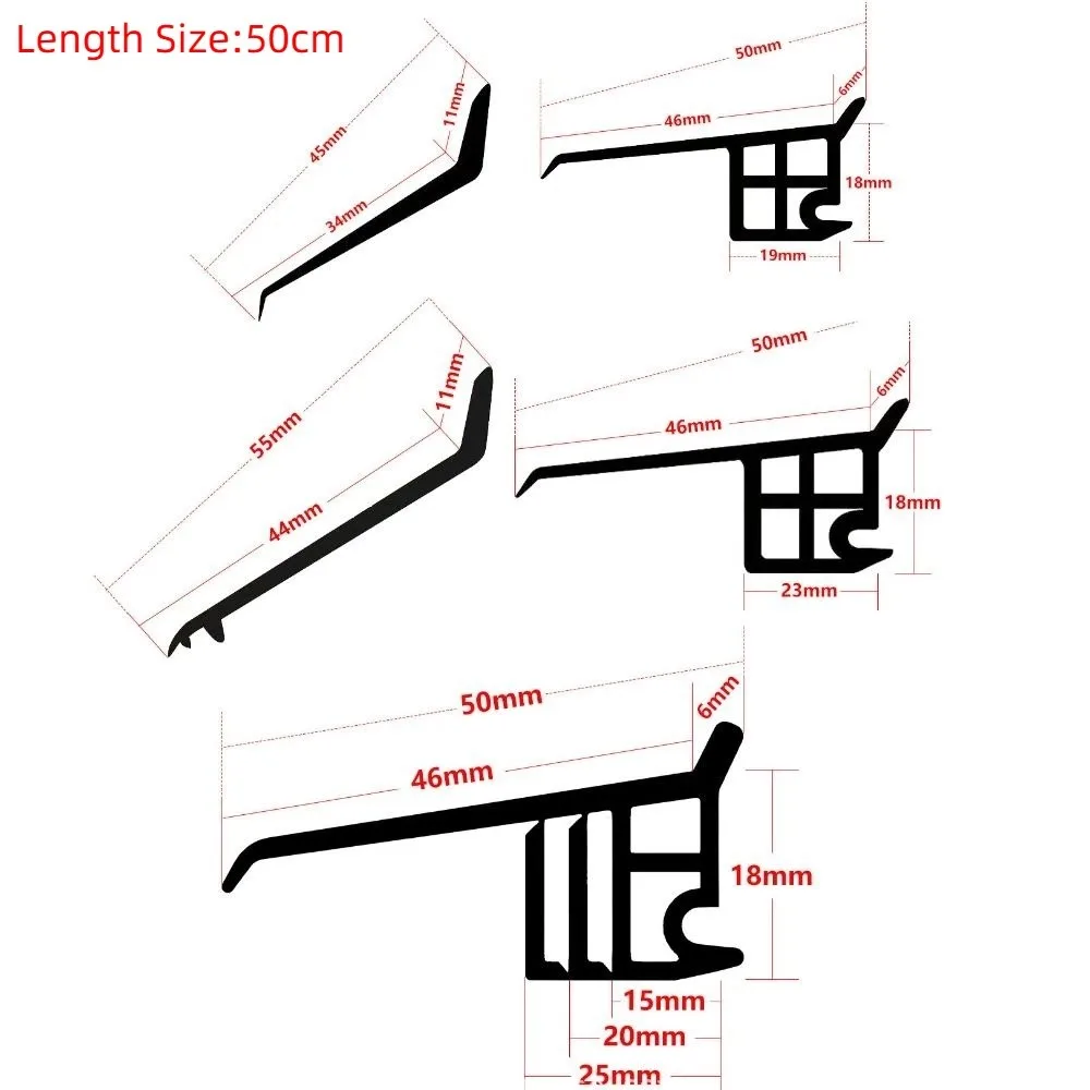 50 سنتيمتر Ainproof المياه ارتجاعي نافذة المياه حجب بار ختم وظيفة المطاط مقاوم للماء يربك نافذة حافة مقاوم للماء