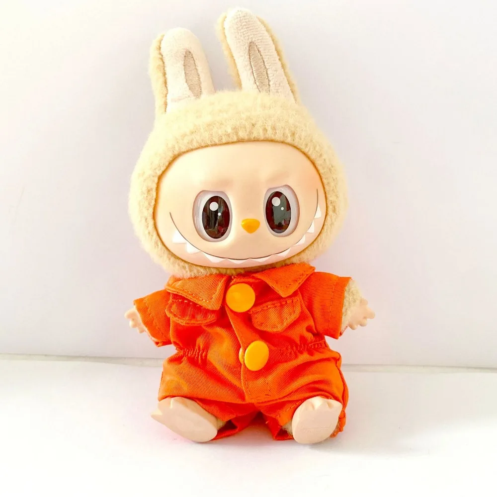 

Одежда для кукол Labubu 15/17 см, милая повседневная спецодежда, нарядные аксессуары для кукол, сидячая вечеринка, подарок на Рождество, день рождения, игрушки