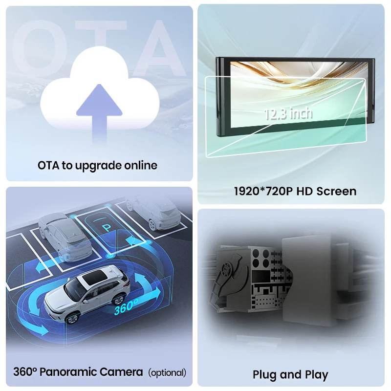 Junsun Qualcomm Snapdragon 668 inalámbrico CarPlay Andorid Auto Radio para Audi A4 B5 B9 A5 2017-2020 sistema inteligente estéreo 3