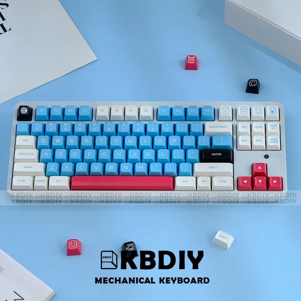 KBDiy GMK Keycap Lilith SA Profile Keycaps PBT Double Shot Key Caps Set ISO Enter 7U Spacebar for Custom Mechanical Keyboard KIT