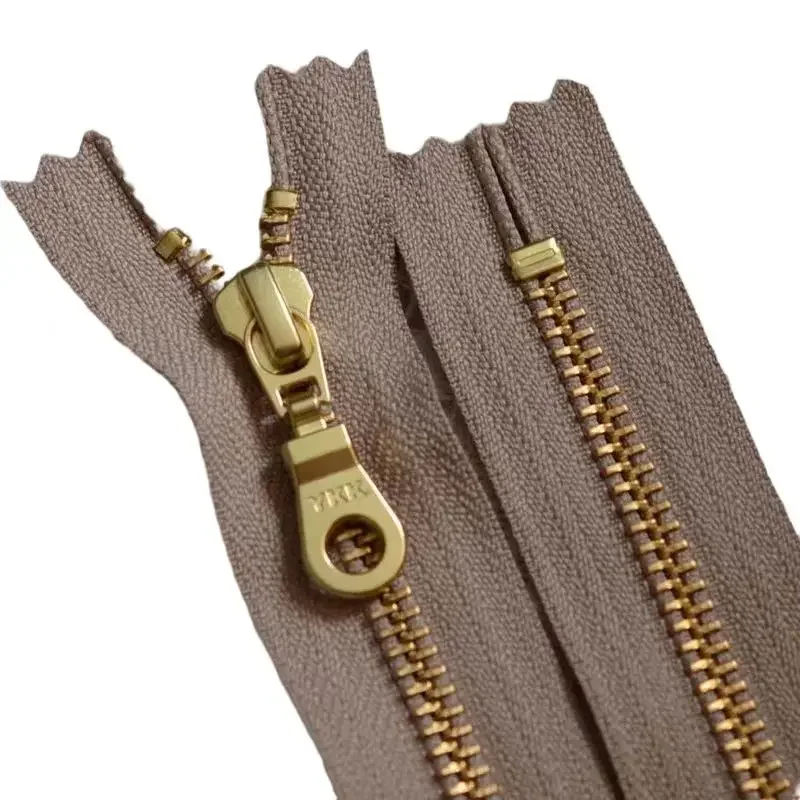 

20pcs/Lot #5 15 To 50cm YKK Metal Zipper Decorative Pull Leather Craft Diy Gold Copper Close End Pocket Boots Sewing Accessories