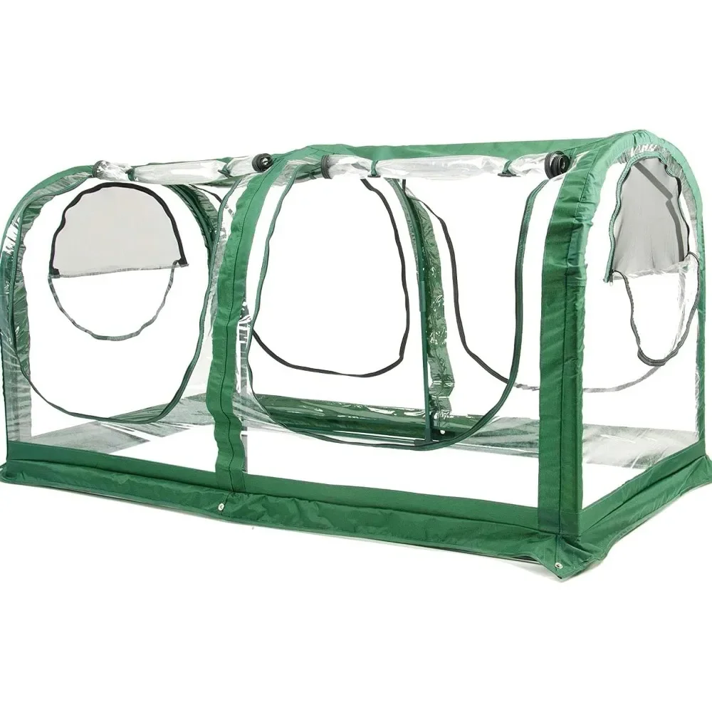 

Greenhouse Garden Easy Set-Up Gardening Flower House & Plant Sunshine Room With PVC Cover Greenhouse for Outdoor Buildings Home