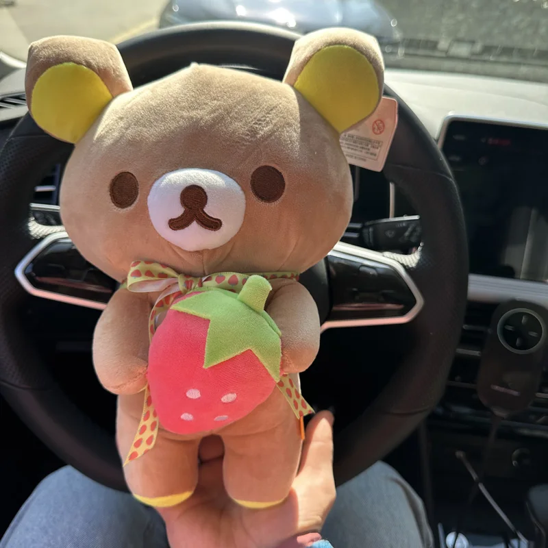 Peluche de oso de peluche Rilakkuma De 48cm para niños, muñeco de peluche de Kuma, Kawaii, habitación, juguetes, pasatiempos, Festival, regalo