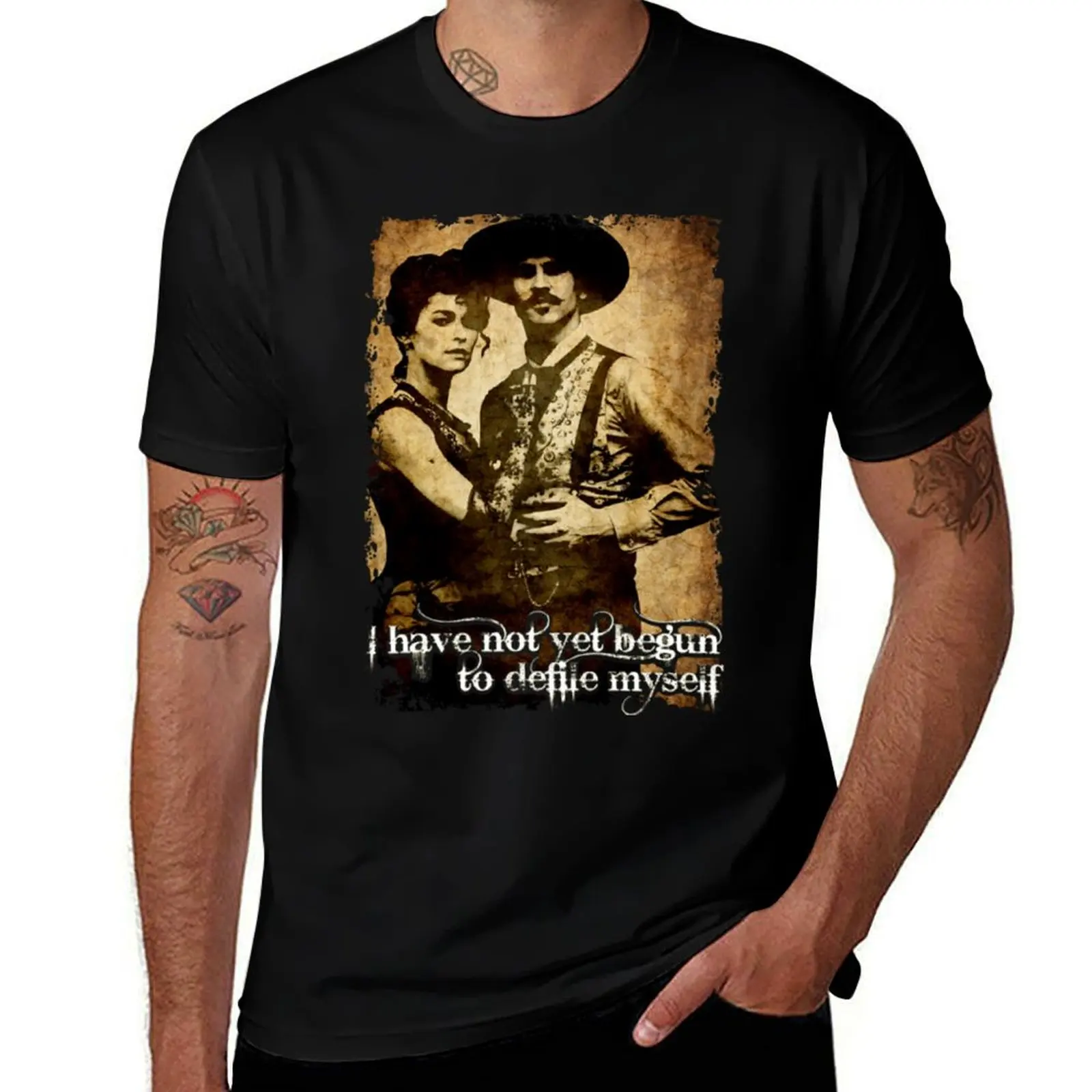 Doc Holliday And Kate Design Tombstone - Tombstone T-Shirt Durable Work Wear T-Shirt
