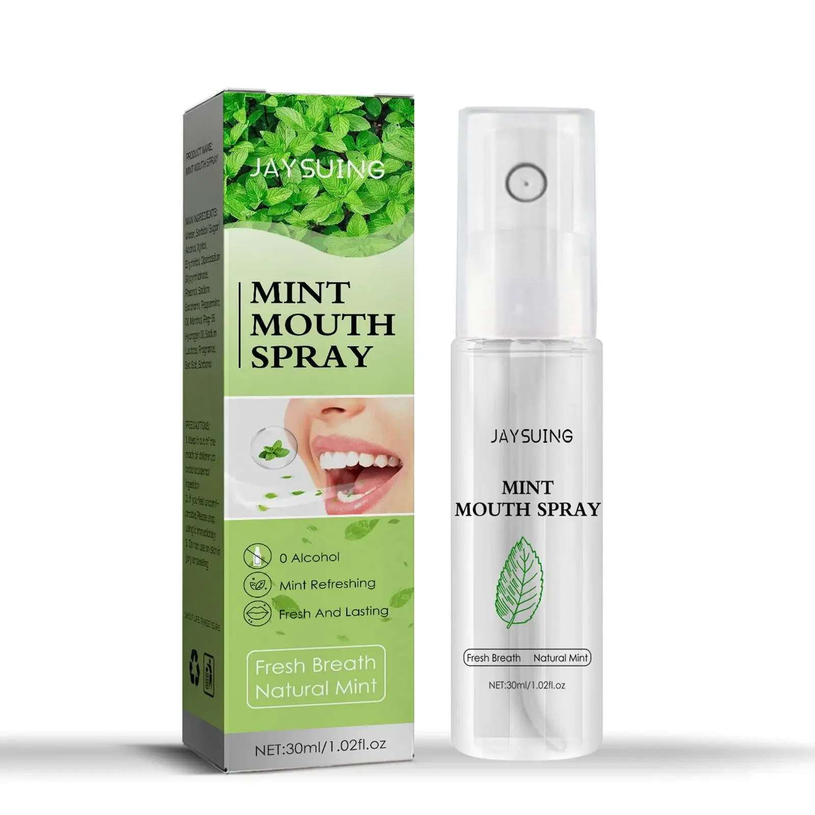 30ml Mint Spray Breath Freshener Mouth Spray Odor Treatment Spray Refresher Fresh Breath Remove Bad Breath Smoke запах изо рта