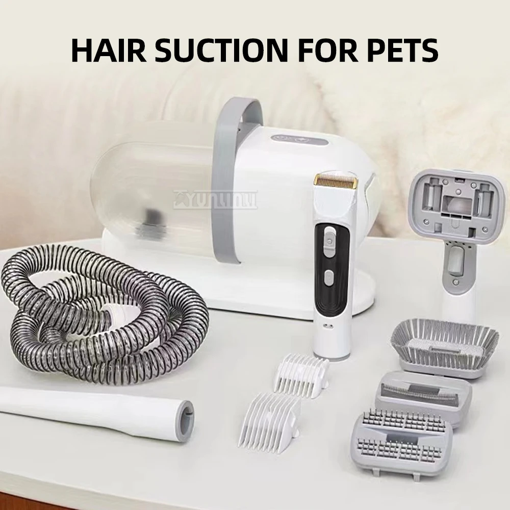 Household Pet Wireless Hair Aspirateur Electrique Dog Grooming Kit Comb Vacuum Suction Force Pet Aspirateur Electrique