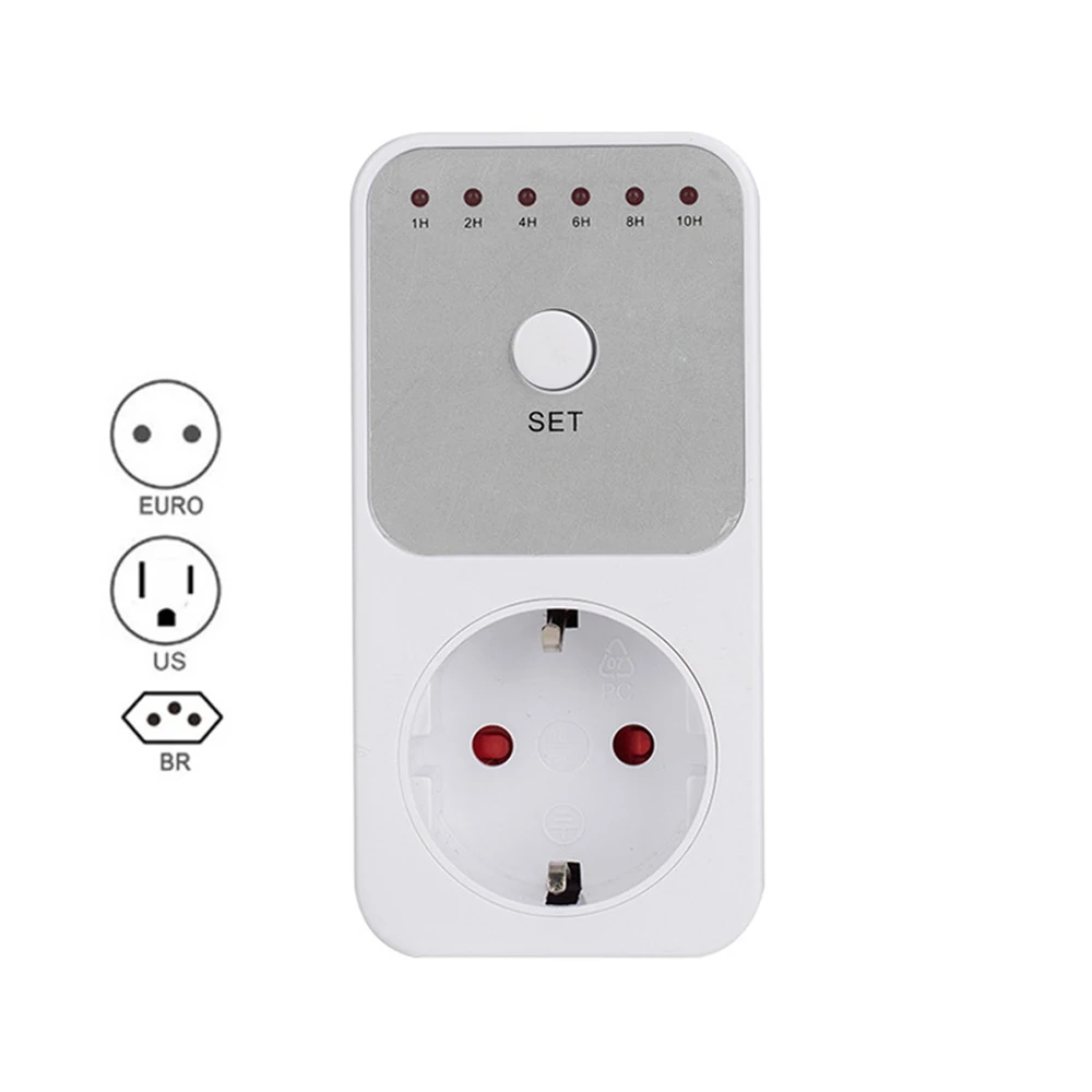 EU US BR Countdown Timer Socket Timer Switch Controller Electronic Digital Timer Switch Kitchen Timer Outlet Timing Socket