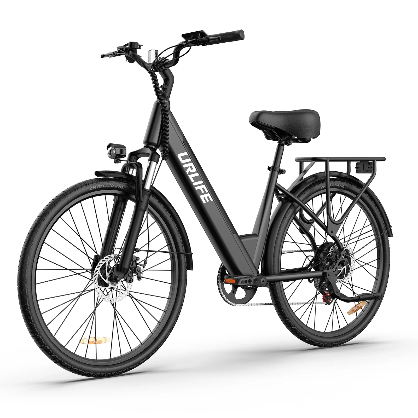 Vélo électrique URLIFE E26 Adult Premium Edition, moteur 250W, modèle tout-terrain universel, 48V 10.4AH, pneus 26 pouces
