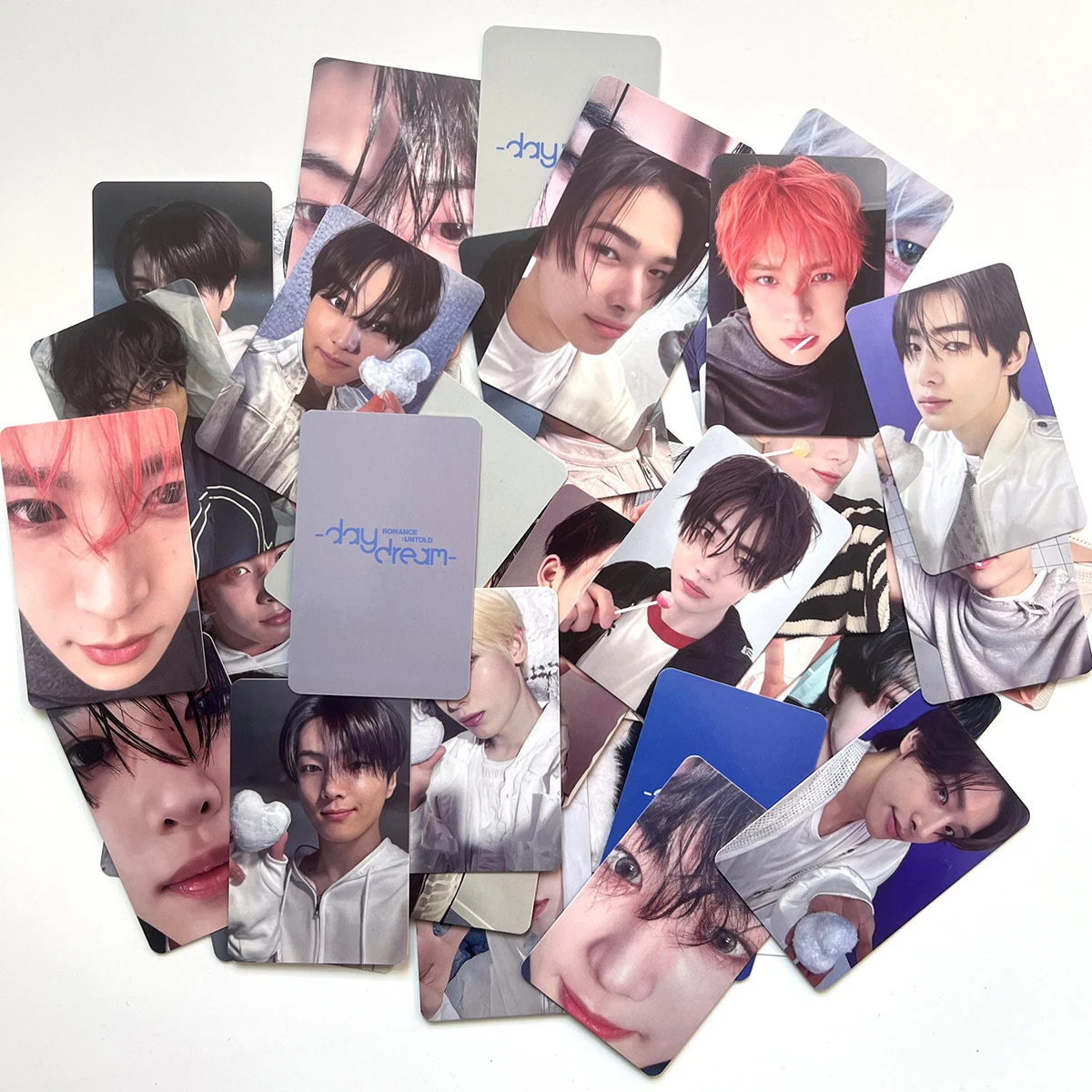 7pcs/Set Kpop ROMANCE UNTOLD Album Photocard Double Sides Bright Film Coated Card JungWon SungHoon Jake Fans Collection Gift