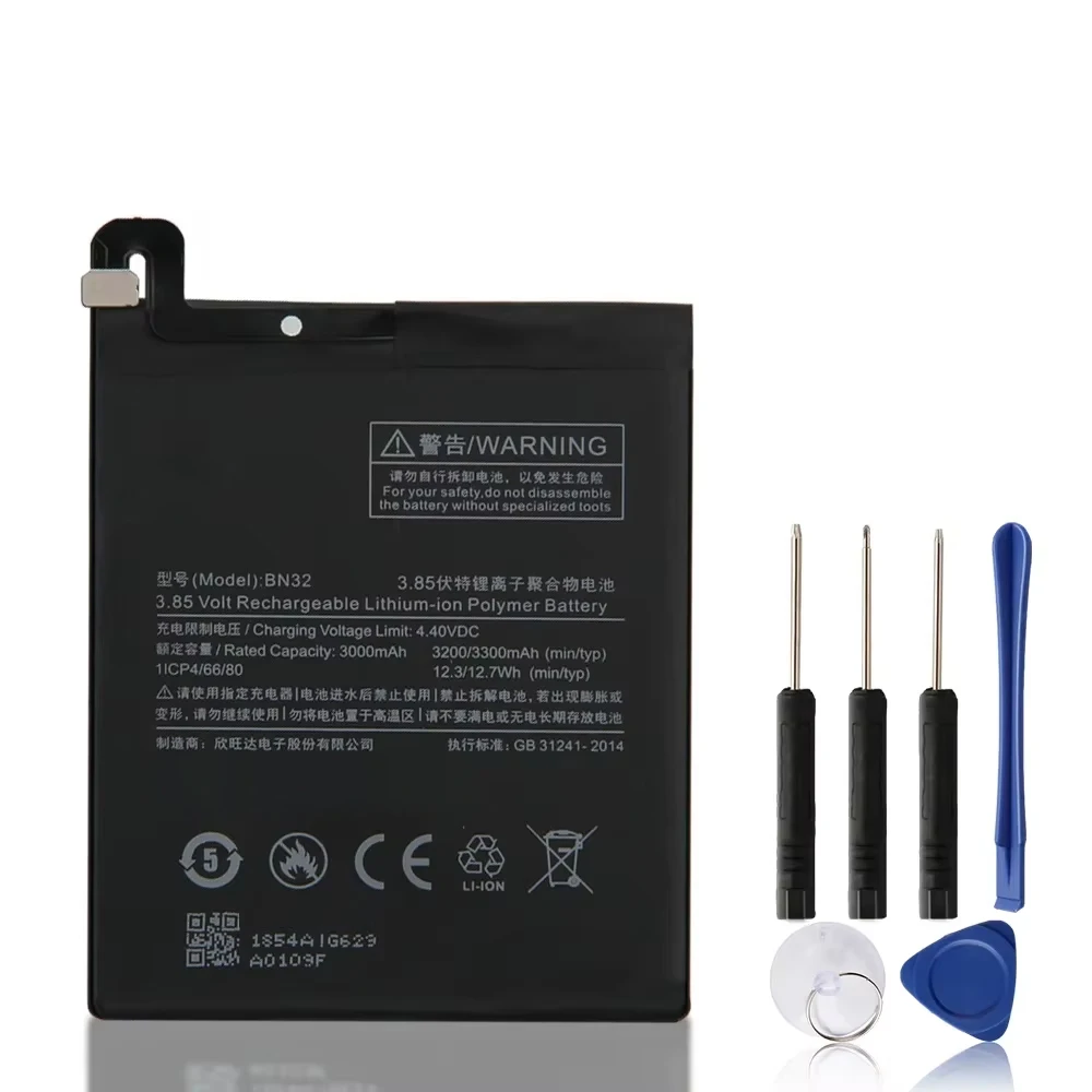 

BN32 Replacement Phone Battery For Xiaomi Xiaomi Mi8 M8 Phone Batteries 3300mAh