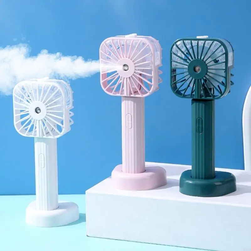 For new handheld spray charging small fan portable mini fan multi-function mute desktop usb handheld fan