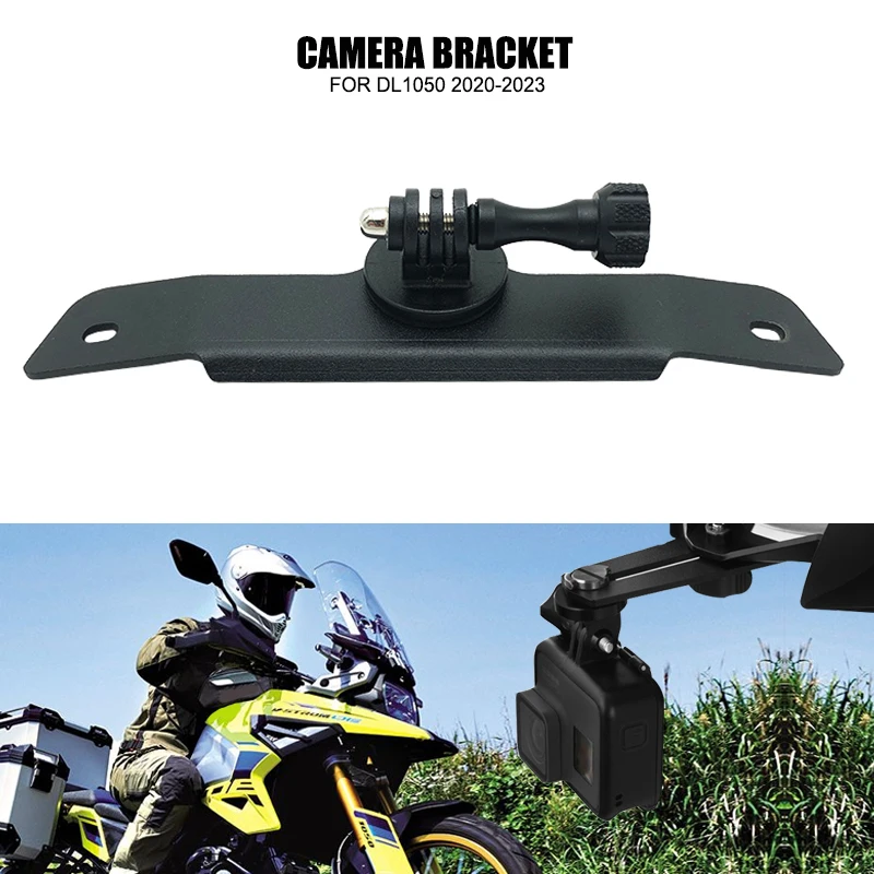 Fit For SUZUKI V-Strom VStrom DL 1050 Driving Recorder Camera Aluminum Bracket 1050XT DL1050 XT 2020-2023 Motorcycle Accessories