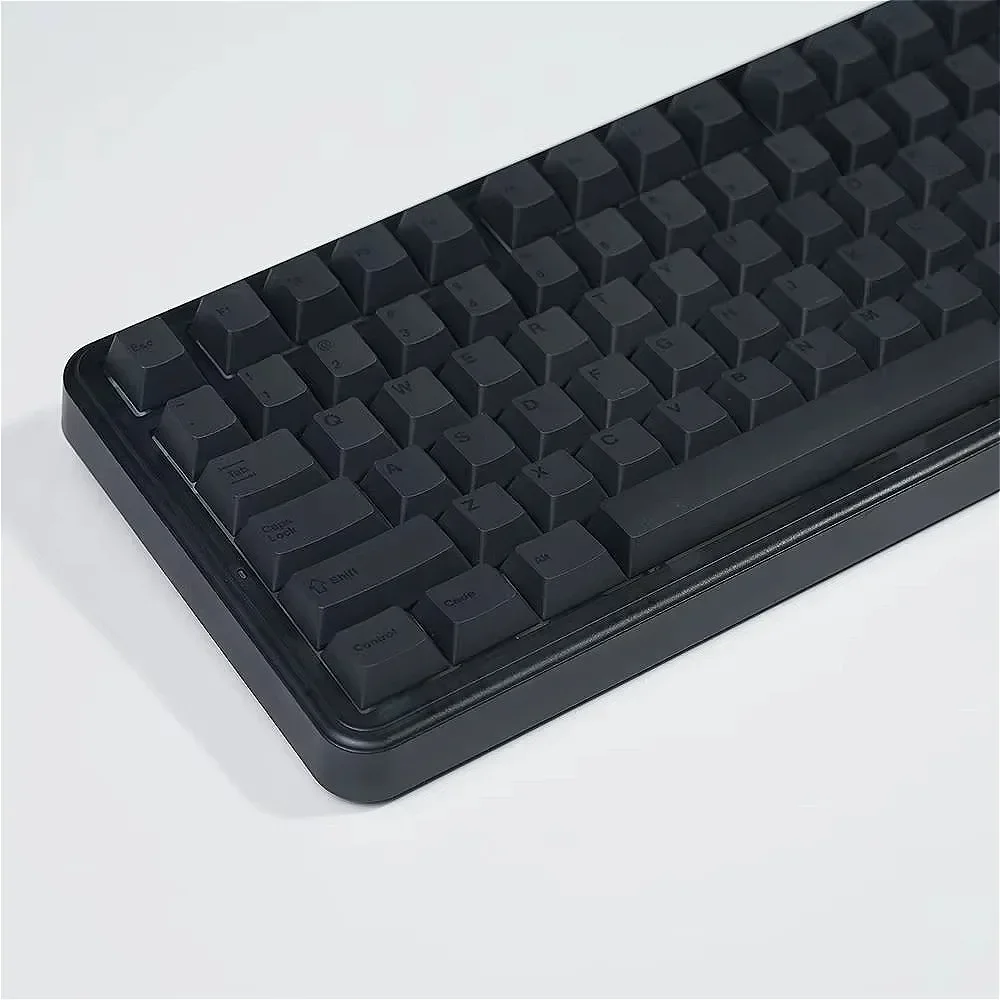 

Minimalist Grey Theme, Keycap PBT 139 Keys Cherry for MX Switches, Gaming Mechanical Keyboard