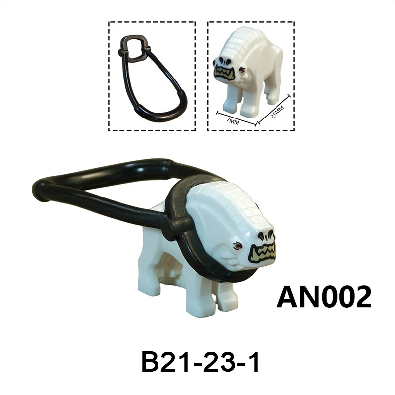 City Animal Zoo Farm Series Building Blocks Street View Panda Brown Bear Cat Pig Long Wool Sheep Cow Cattle Pet Bricks Toys Kids