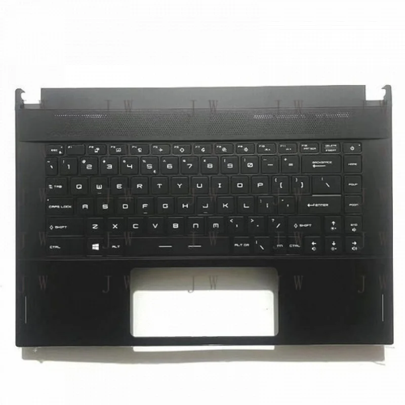 

DDJ New For MSI GS66 Stealth MS-16V1 Palmrest Upper Cover Case US Backlit keyboard