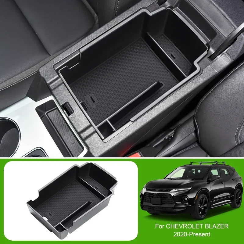 

Car Armrest Box Storage Tidying Box Auto Interior Accessory For CHEVROLET TRAX MALIBU BLAZER 2022-Present