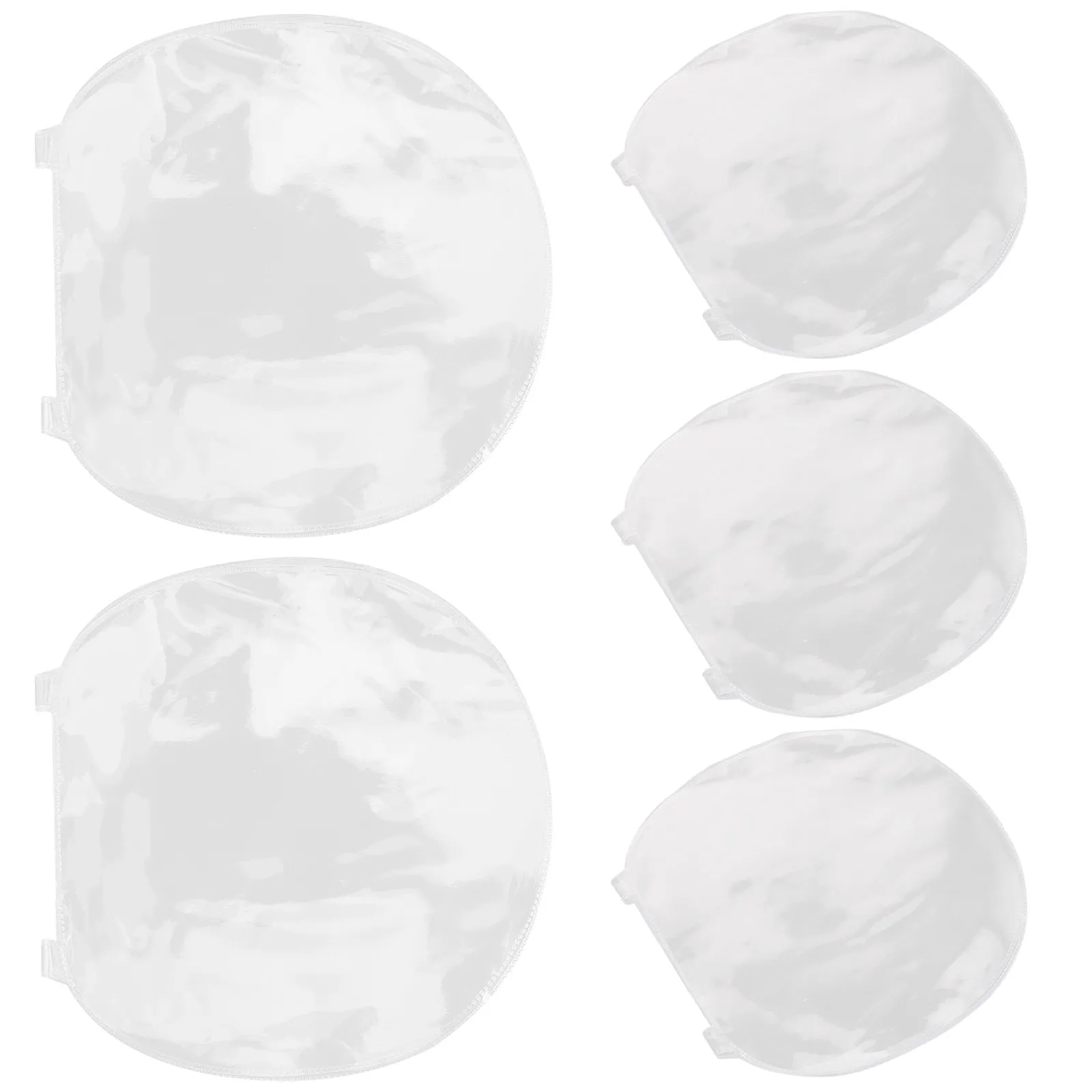 

5 шт. портативных защитных пленок для ракеток для настольного тенниса, толстая прозрачная пленка с двусторонним покрытием, профессиональная защита для ракеток