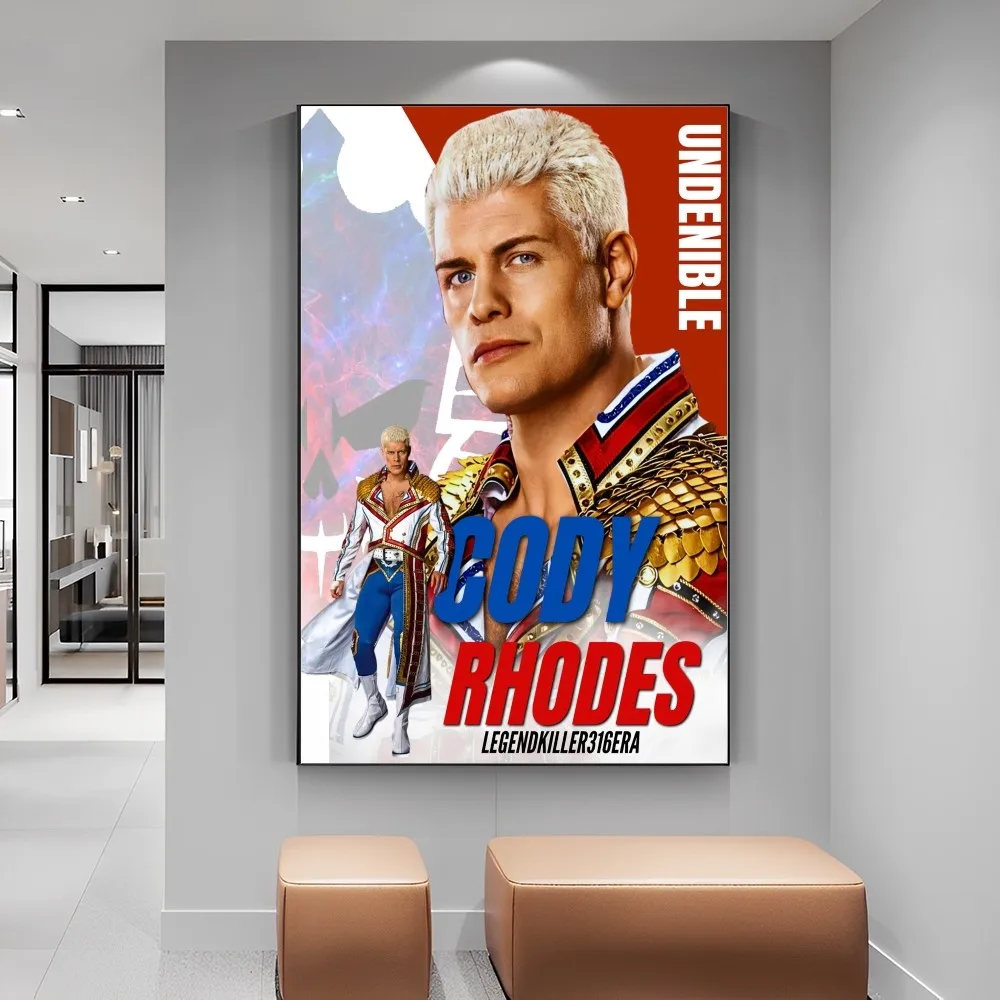 Cody R-Rhodes amerykański plakat lepki wysokiej jakości Retro plakaty na ścianę do wystroju pokoju Kawaii